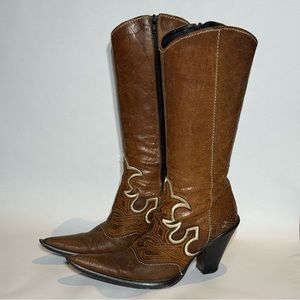 Antik Denim Women Size 6 western style leather boots